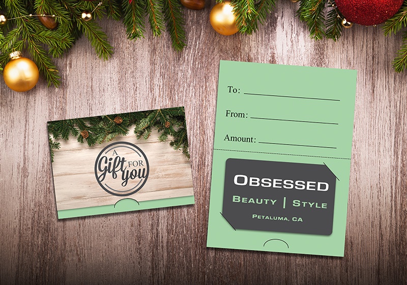 A Gift For You - Seafoam Evergreen Branches
