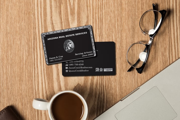 Faux AMEX Black Card Business Card