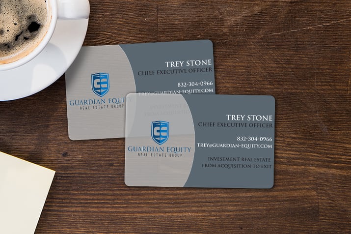 Frosted Plastic Business Card