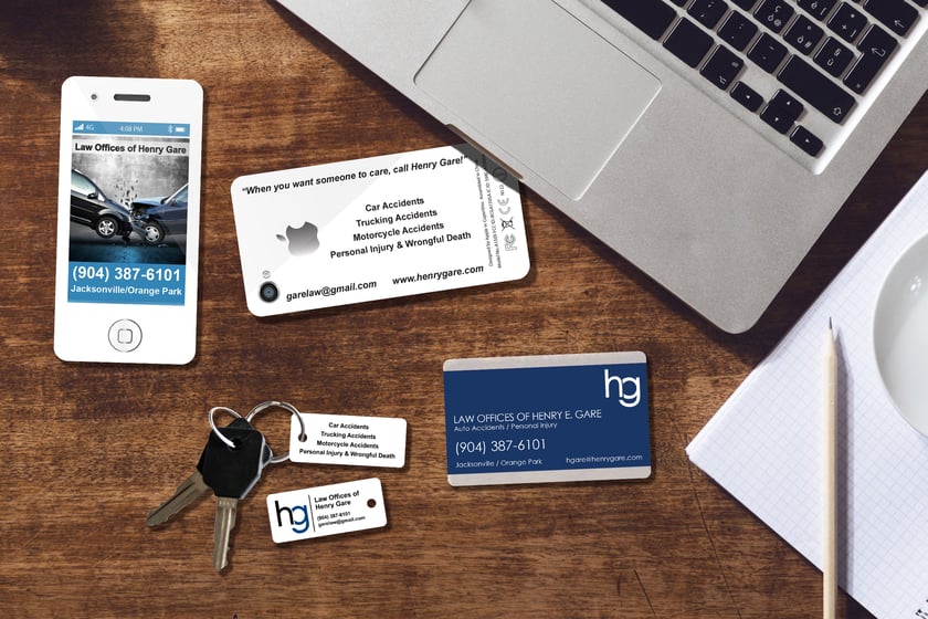 Die Cut Custom Shaped iPhone Style Business Cards