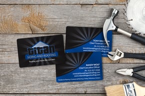 Metallic Business Cards