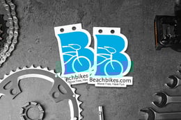Plastic key tags for a bike store