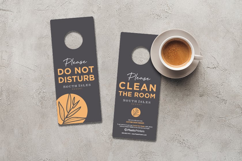 Door-Hanger-Do-Not-Disturb-Clean-Room-Hospitality-South-Isles-Resort-KT10206-MOCKED-UP-Sample