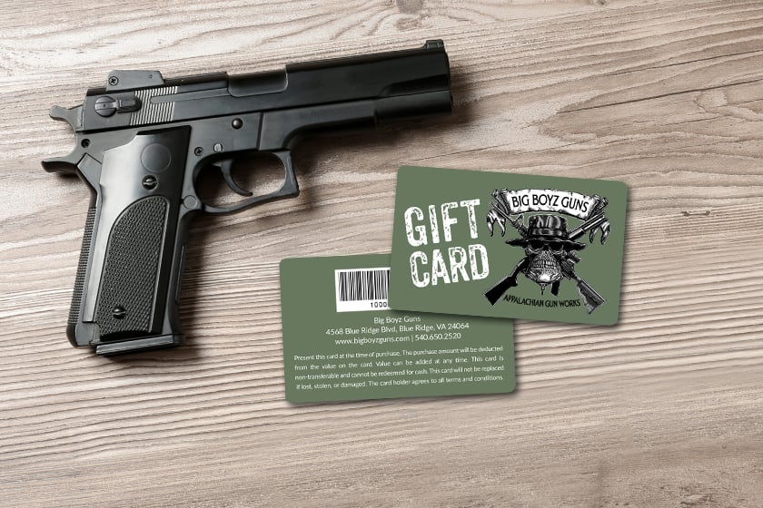 Gift Cards for Gun Stores and Ranges with POS Encoding