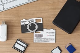Gift card design feature custom shapes