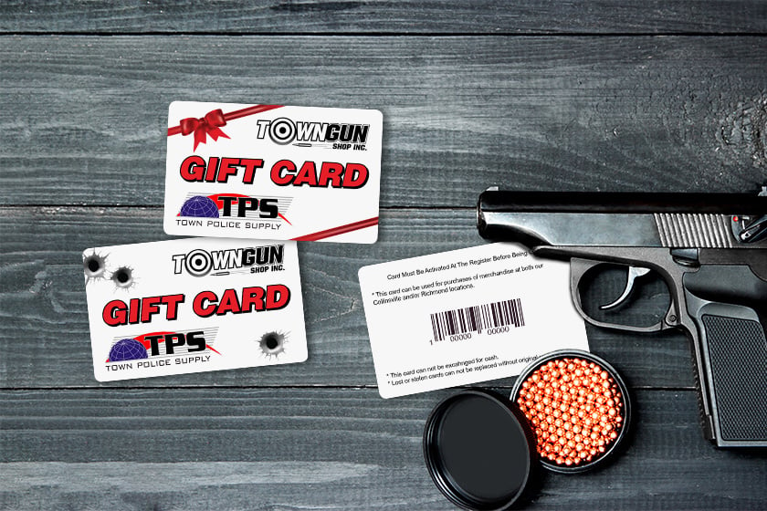 Gift Card Set for Gun Shops and Ranges