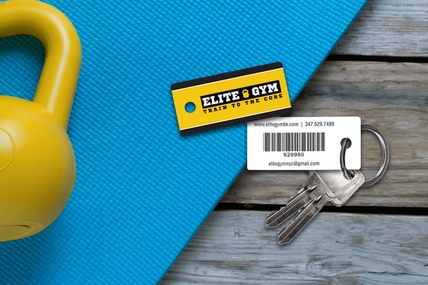 Elite Gym Membership Key Tags