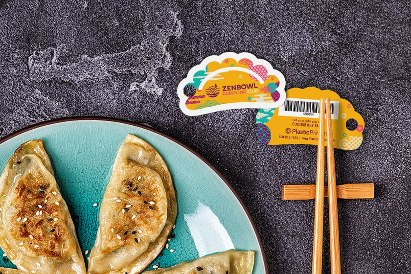 Restaurant key tags for a membership program