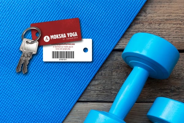 Moksha Yoga Membership Key Tags
