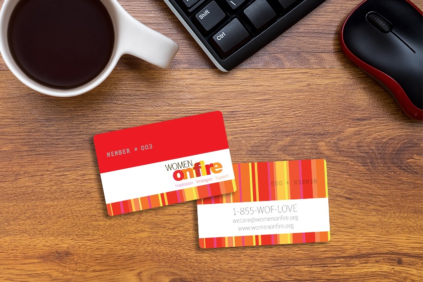 Custom membership cards printed by Plastic Printers