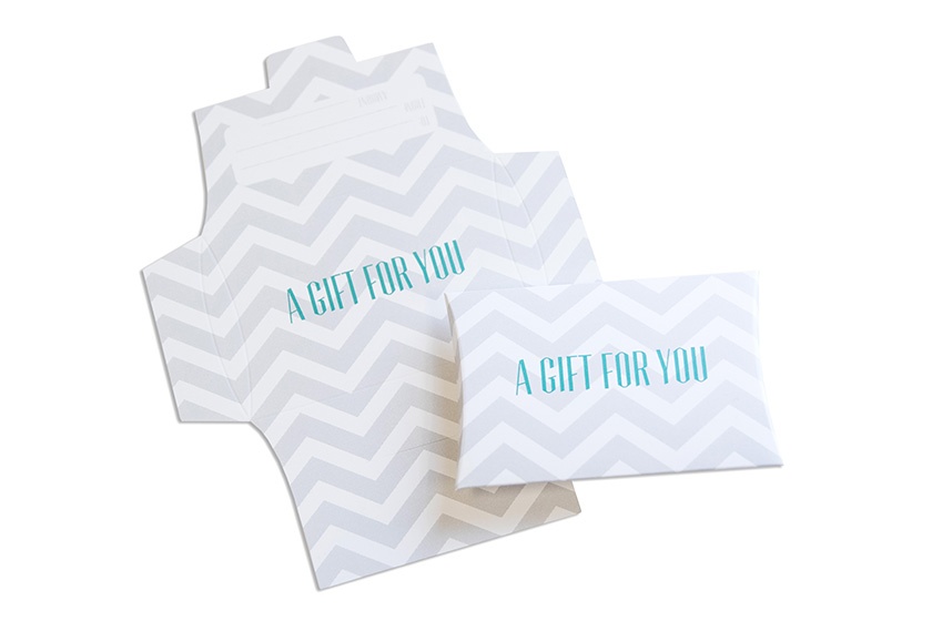 A Gift For You - Grey Chevron