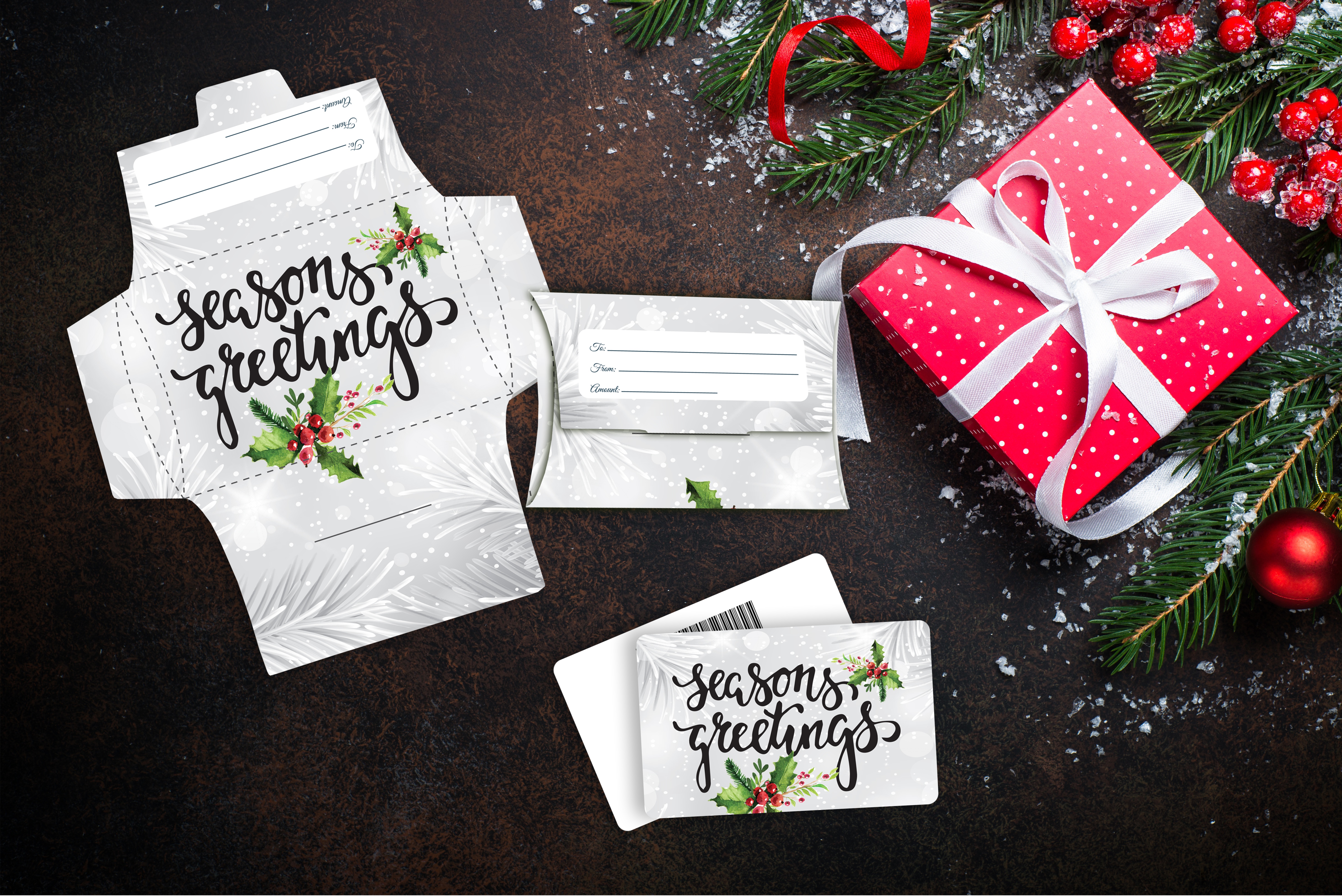 Holidays - Seasons Greetings Holly
