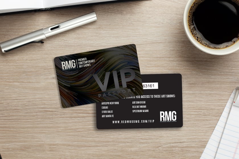 Black Card with Unique VIP Code