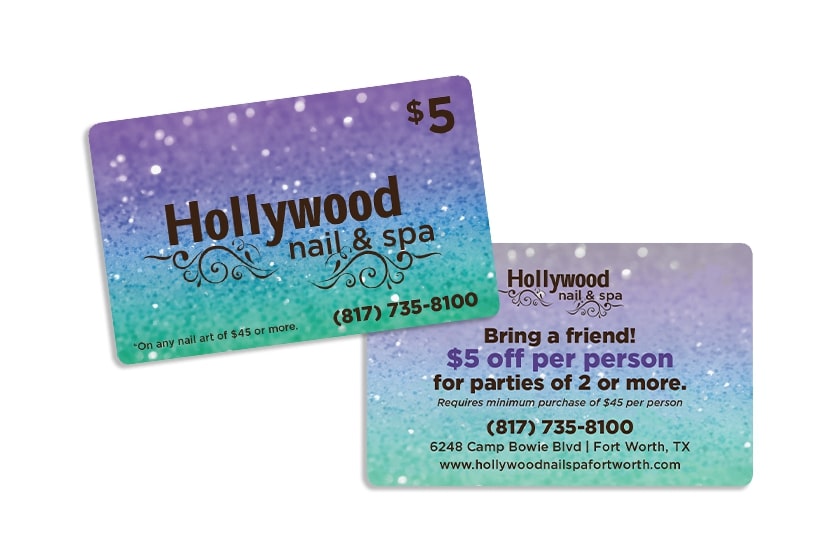 Promo Cards for your Nail Salon Marketing 