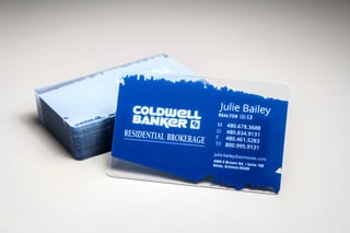 Plastic Real Estate Business Card