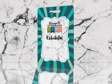 Stamp and Scrapbook Expo Pass Printed on Clear Plastic Cards