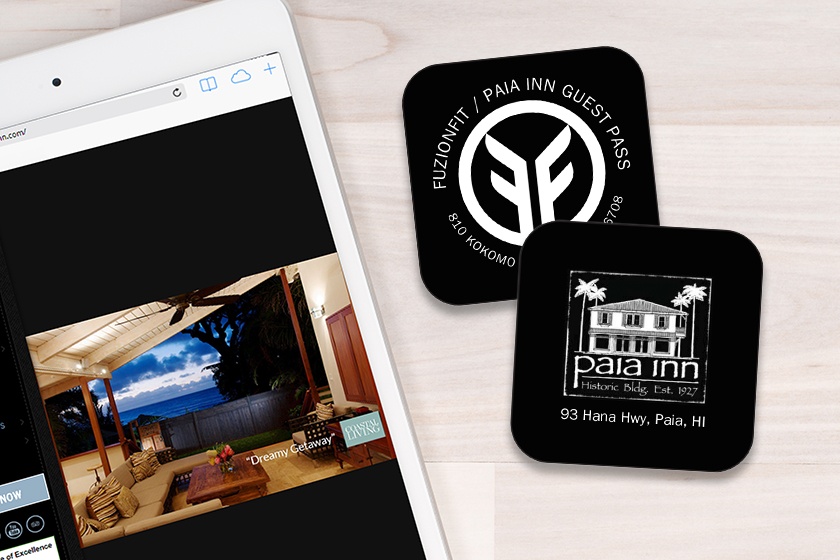 Black Square Business Cards 