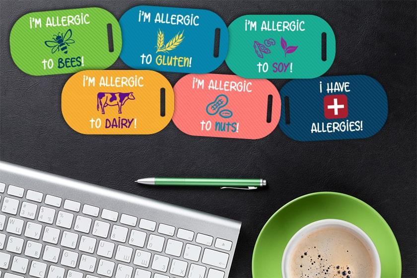 Examples of Custom Medical Tags by Plastic Printers, Inc.