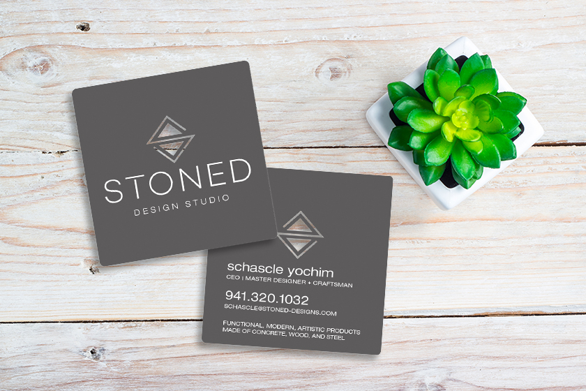 cheap square business cards