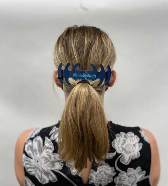 Ear guards help make wearing a mask comfortable