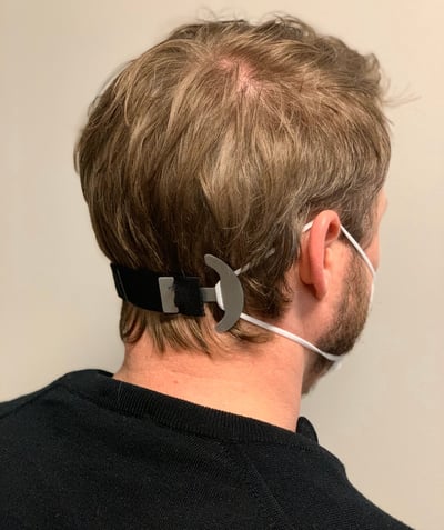 Ear guards for face masks
