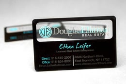 Black business cards with incredible clear business design elements