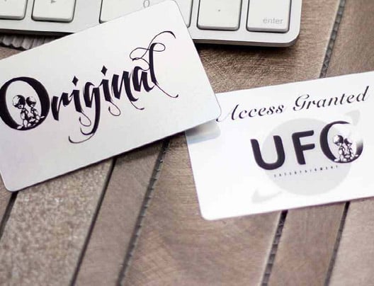 Example of Custom Access Card by PlasticPrinters.com