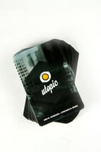 Example of a business card that has an amazing design for Utopic