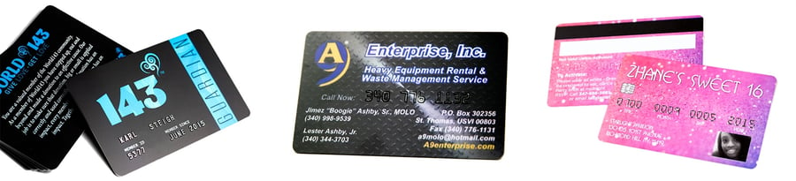 Embossed Business Cards