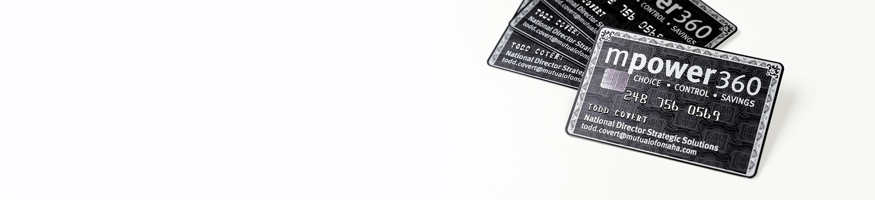 AMEX Black Card Style Smart Card with a Foil ICC Chip