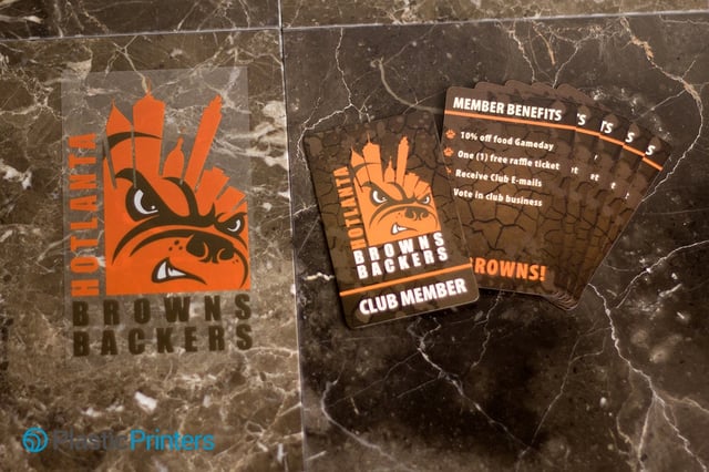 Window Clings and Membership Cards