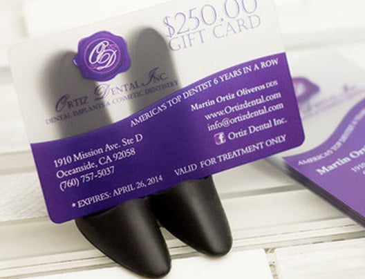 Example of promo cards