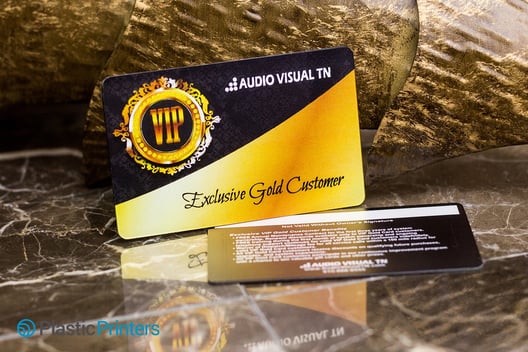 Exclusive Gold Customer Platinum VIP Card for Audio Visual TN