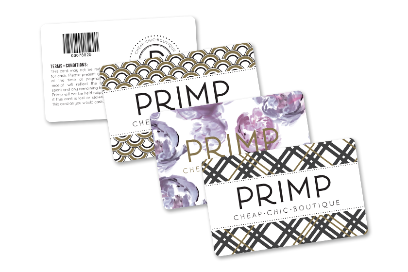 Vend Gift Card With Barcode