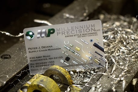Example of Frosted Business Card