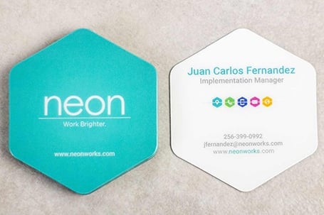 Custom Shape Cards