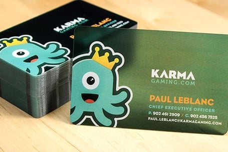 Frosted Business Card