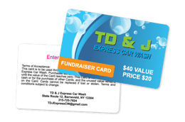 Fundraiser Card For Car Washes