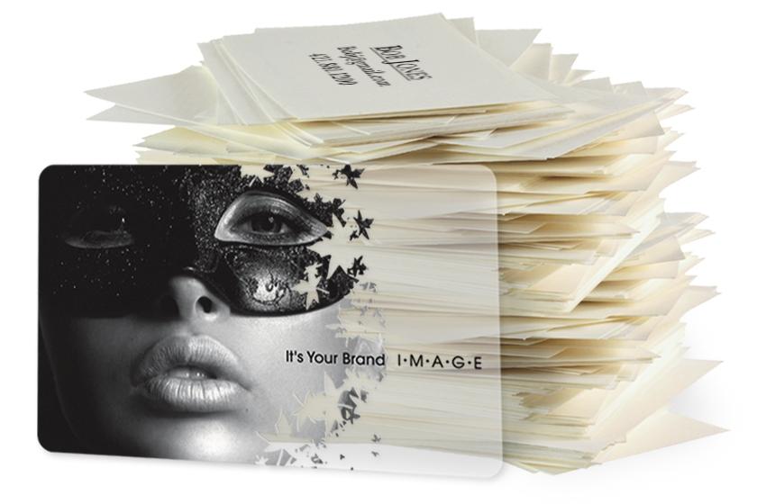 Egami plastic business card