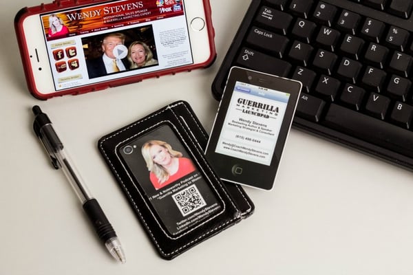 Guerrilla Marketing QR Code Business Cards