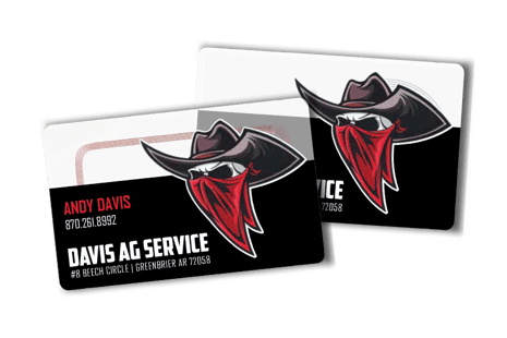 Davis Ag Service NFC Card - Clear Business Card