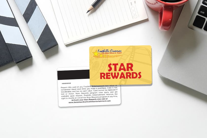 Cinema Rewards Card with Star Rewards