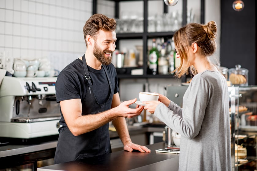 Customer service can go a long way toward creating a good experience at your coffee house