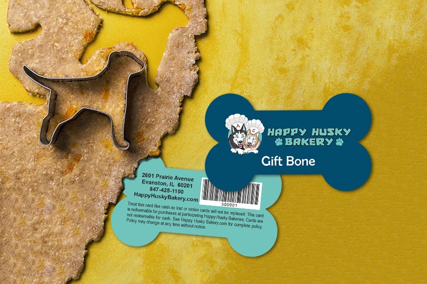 Custom Gift Cards for a Dog Bakery