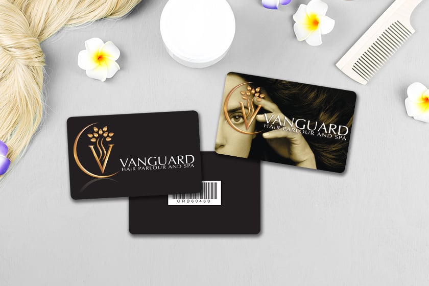 Spa gift card with an amazing gift card design