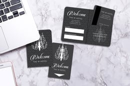 Magnetic Stripe Cards with Key Card Holders