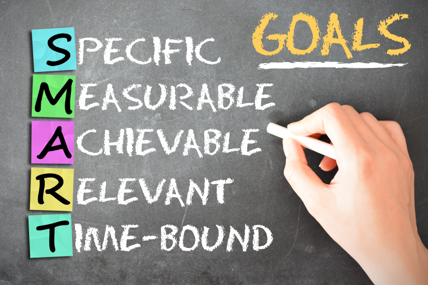 Make sure goals meet the SMART criteria