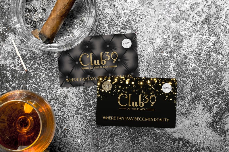 VIP discount card for a hotel club