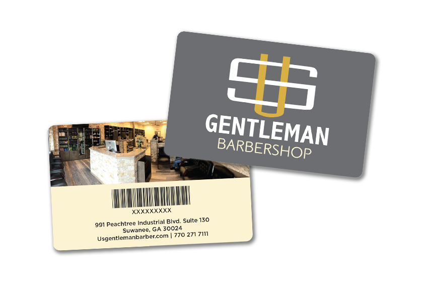 Custom Barcoded Gift Cards For Barbershops