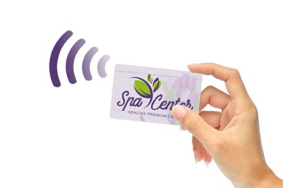 NFC business cards for a spa